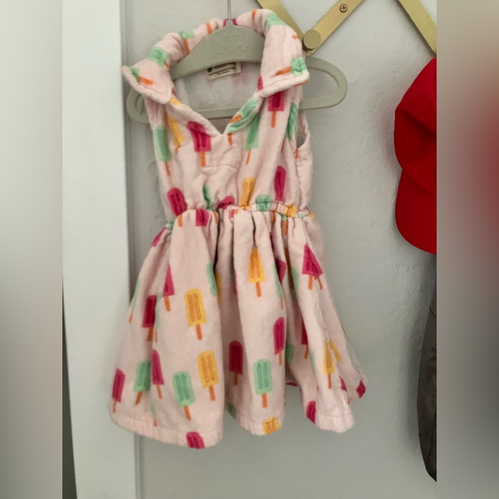 Monica and Andy 2T popsicle coverup dress